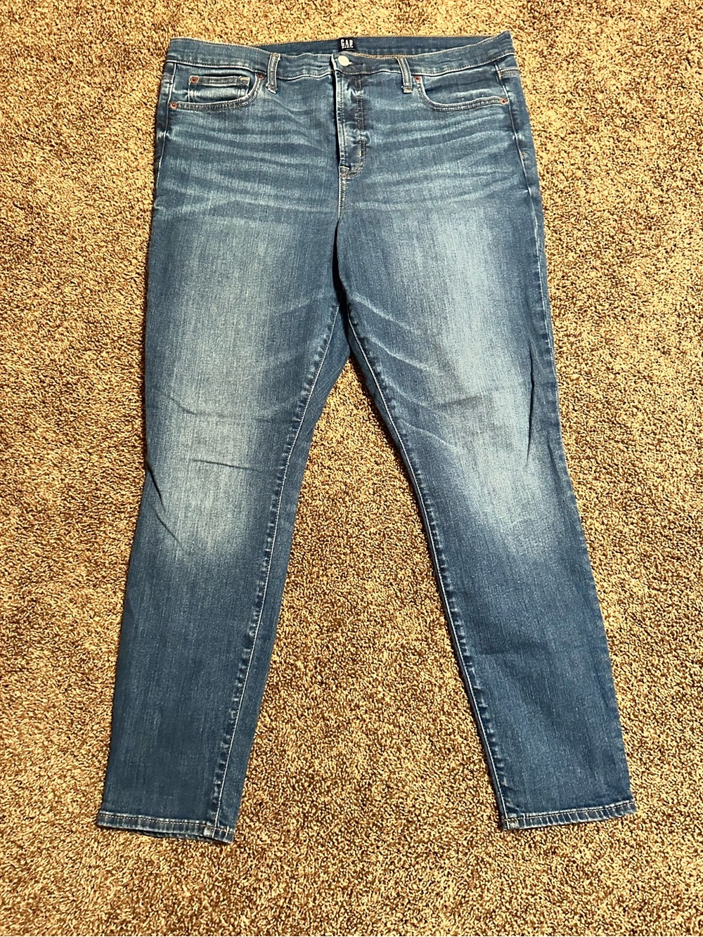 GAP Women's Medium Blue Skinny Jeans size 18